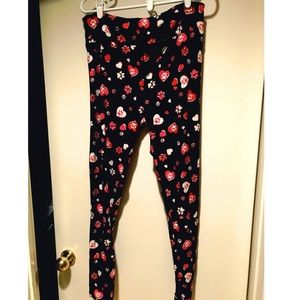 NWOT - Lularoe TC Paw Print Leggings